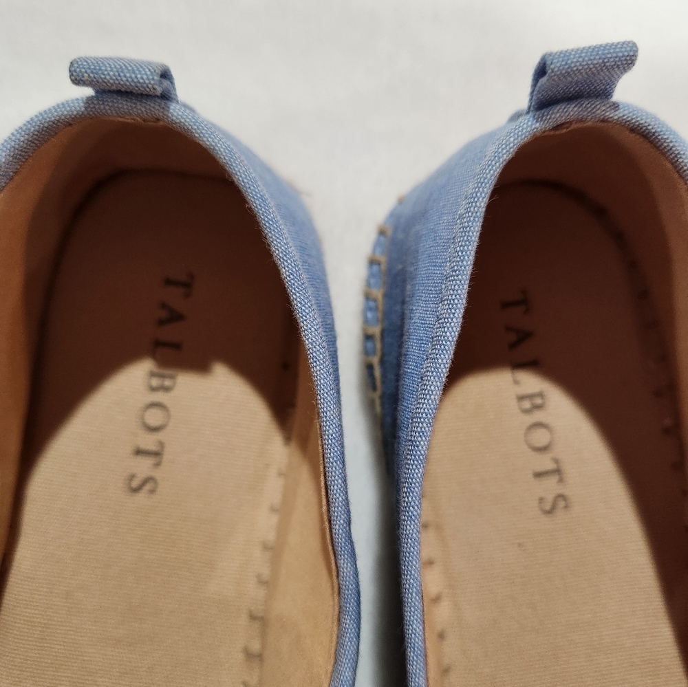 Talbots Women's Blue Espadrils Flat Slip-On Shoes, Size 8 - Picture 3 of 11